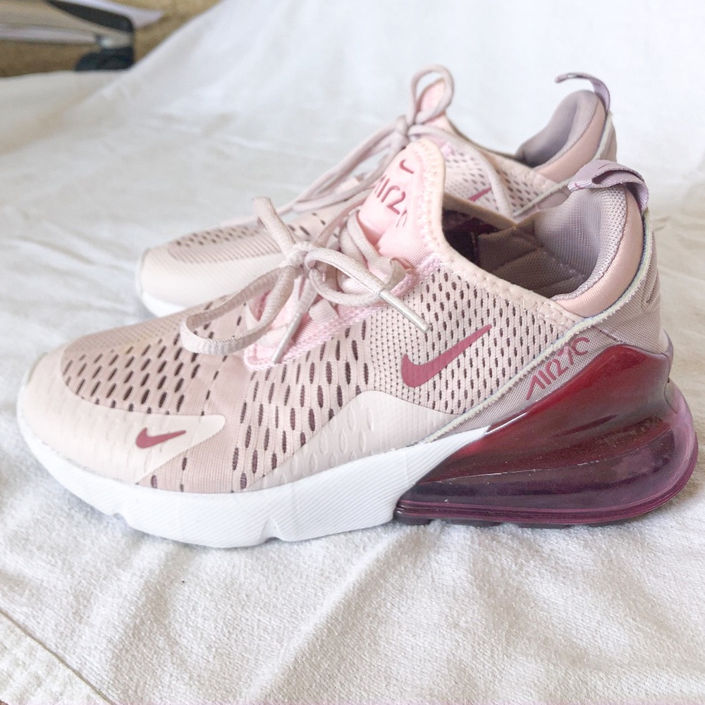 Pink Nike Air Force Max 270